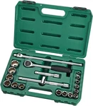 Sata 20 Pc. 1/2 Dr. & 12 Point Sae Socket Set 5/16" To 1-1/4" W. Breaker Bar. Fixed Price $49.99.