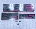 Snap-on Tools Usa New 8PC Electric Pink Striking Prybar / Chisel Scraper Sets. Fixed Price $799.95.