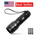 Super Bright Adjustable Focus Led Flashlight - Waterproof, Perfect For Camping. Fixed Price $17.99.