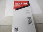 Box Of 10 Makita 742336-A Abrasive Belt, 1-1/8" 21", 180 Grit. Fixed Price $17.50.