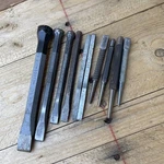 Lot Of Cold Steel Chisel And Punch Dasco Proto Stanley Vlchek Starrett 10 Pieces. Fixed Price $18.00.