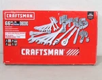 Nob Craftsman 66PC Sae/metric Combination Polished Chrome Mechanics Tool Set. Fixed Price $92.99.