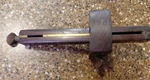 Rosewood/brass Mortise Gauge-antique Hand Tool, Owner Initialed, Unbranded. Fixed Price $14.99.