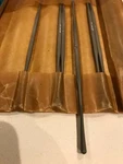 6-1/2" Die Sinker's Riffler File, Style 9, Cut, New Vallorbe-glardon-nicholson. Fixed Price $12.95.