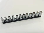 Koken RS3300XZ/12 Z-eal Semi Deep Hex Socket Wrench Set 12-PIECE 3/8" (9.5SQ) Jp. Fixed Price $116.00.