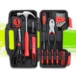 Hex Keys Plier Scissor Screwdriver Hand Kit 39PCS Household Toolbox Red. Fixed Price $22.00.