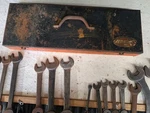 Vintage Williams Metal Toolbox With Multiple Wrenches Used. Fixed Price $78.99.