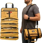 Tool Roll Up Bag - 18OZ Heavy Duty Canvas Motorcycle Pouch With 17. Fixed Price $23.99.