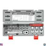 Ratcheting Serpentine Belt Tool Set With Wrench, Socket Adapters & Crowfoot. Fixed Price $88.19.