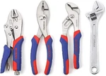 Workpro Set 4-PIECE Locking Slip-joint Groove Red, Blue. Fixed Price $43.99.
