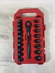 Hyper Tough 19PC 3/8IN Drive Nano Low Profile Socket Set. Fixed Price $29.99.