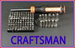 Craftsman Tools 101PC Magnetic Handle Torx / Screwdriver Nut Set. Fixed Price $16.55.