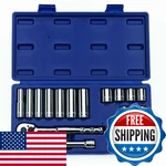 Williams JHW50664 18-PIECE 3/8-INCH Drive Socket And Tool Set Compact. Fixed Price $137.67.