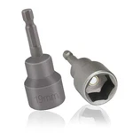 2PCS Trailer Jack Drill ADAPTER,1/4" Quick Connect 2.57X1X1 Inch, Silver/gray. Fixed Price $9.91.
