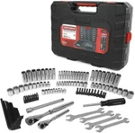 Craftsman 115 Piece Mechanics Tool Set Standard Metric Socket Ratchet Case 13161. Fixed Price $105.95.