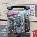 Husky 46-PIECE Stubby Set With Ratchet, Adjustable Wrench, Sockets, Bits, Box. Fixed Price $32.49.