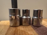 Vintage Husky Usa Socket Set Of 22274, 22509, 22510 3/8" Drive 8, 10MM. Fixed Price $16.99.
