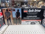 Simpson PRO300SG2DCXB2K Quik Drive Cordless Decking System Tool Only. Fixed Price $399.99.