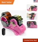 Compact Pink Heat Transfer Tape Dispenser With On/off Cutter Crafters' Choice. Fixed Price $28.79.