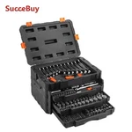 Succebuy 450-PC Mechanics Tool & Socket Set Sae/metric 1/4, 3/8, 1/2-INCH Drive. Fixed Price $195.99.