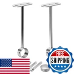 Uxcell Ceiling-mount Bracket Wardrobe Pipe 32MM Dia Shower Curtain. Fixed Price $30.78.
