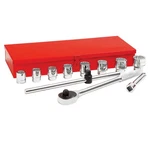 Urrea 5500NR 3/4 Drive 12 Point Socket Set With Accessories Pieces. Fixed Price $296.69.