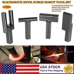 4PCS 1 Inch Blacksmith Anvil Hardy Tool Set Creasing Stake Hot Cut Bottom Fuller. Fixed Price $98.99.