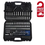 Amazon Basics 201PC Mechanic Socket Tool Set Sae Metric Case #afreeship. Fixed Price $80.99.