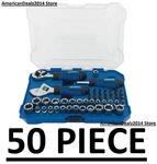 Kobalt 50-PIECE Sae & Metric Polished Chrome Stubby Mechanics Tool Set New!!. Fixed Price $39.25.