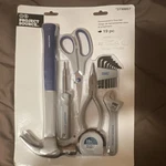 Project Source 19PC Homeowner's Tool Set Blue/gray Hammer Pliers Model 3730057. Fixed Price $20.99.