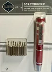Dashing Fine Gifts 9PC Precision Screwdriver Set Torx Slotted Phillips Red. Fixed Price $14.23.