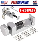 New Metal Adjustable Watch Band Strap Bracelet Link Pin Remover Repair Tool Kit. Fixed Price $380.19.