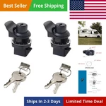 2PCS Push Button Lock Glove Box Latch Replacement, Compartment Go.... Fixed Price $26.99.