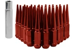 Pc Red 1/2-20" Spike Blue Tall 4.5" Acorn Lug Nuts Compatible With Jeep .... Fixed Price $100.21.