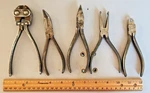 Lot Of 5 Vintage Specialty Pliers Boker Utica Bell Philco Tools Crimpers Bent. Fixed Price $29.95.