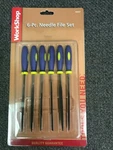 6PC 6" Coarse Cut Needle File Set Plastic Handle - Workshop New. Fixed Price $7.00.