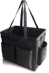 Multifunctional Storage Tool Box Carry Picnic Organizer, Collapsible - Black. Fixed Price $29.95.