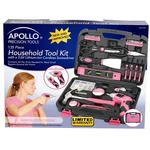Apollo Tools DT0773N1 Black Case Lightweight Pink Household Kit. Fixed Price $68.59.