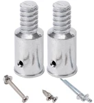 EESC2Y (2-PACK) 1" Threaded Tips Replacement For Extension Poles In, Sliver. Fixed Price $13.35.