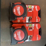 Milwaukee 16 Ft Compact Wide Base Tape Measure Black/red 2 Pack New Belt Clip. Fixed Price $30.00.