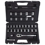 Mechanics Tool Set 40 Piece Socket Ratchet Chrome Vanadium Steel Case Kit. Fixed Price $53.25.