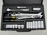 Vintage Blackhawk 3/8" Drive 26PC Sae Socket & Wrench Set Made Usa. Fixed Price $119.95.