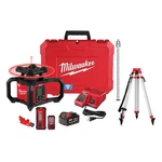 Milwaukee 3704-21T M18 18V Red Exterior Dual Slope Rotary Laser Kit W/ Receiver. Fixed Price $2399.00.
