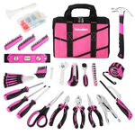 Valuemax 219PC Pink Home Set Basic Household Repairing Kits With Bag. Fixed Price $45.99.