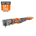 Ridgid 18V Subcompact Brushless 1/2 In. Right Angle Impact Wrench (tool Only). Fixed Price $199.90.