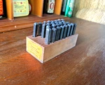 Vtg Sears Roebuck & Co 3792 28 Steel Letter Historic Typesetting Size 1/8". Fixed Price $29.99.