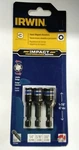 Pc Irwin 1837531 Impact Magnetic Nutsetters, 1/4" 5/16" 3/8". Fixed Price $10.99.