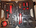 Craftsman 57 Piece Mechanics Tool Set Sockets, Ratchet, Screwdriver Etc.. Fixed Price $84.00.