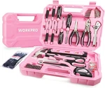 258-PC Pink Tool Set For Women Household Kit Hammer Screwdriver Diy Case. Fixed Price $81.29.
