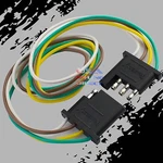 4-PIN Plug Trailer Light Wiring Harness Extension 18 Awg Flat Wire Connector 1FT. Fixed Price $9.99.